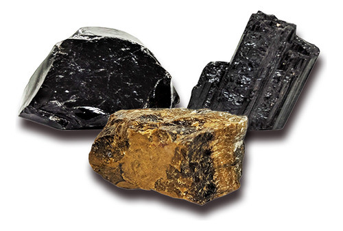 Kit Piedras Proteccion (ojo De Tigre, Obsidiana, Turmalina) 0