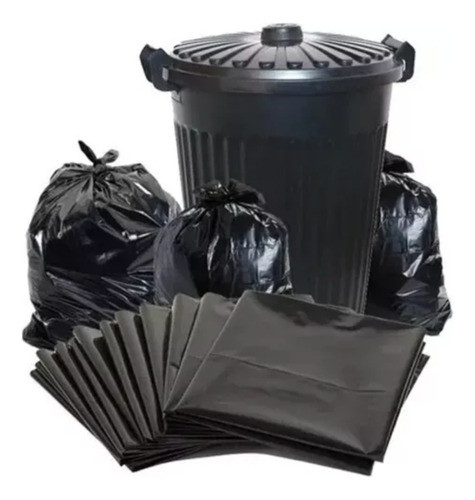 5 Pack X 10 Bolsas Consorcio Negras 80x110cm Ref. Force Flex 0