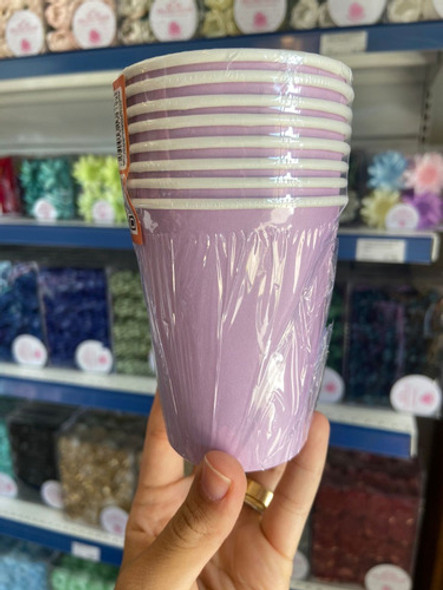 Copo De Papel Candy Colors Lilas Candy 1