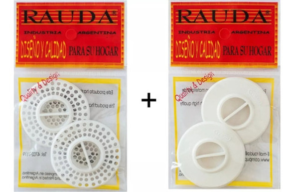 Tapon + Rejilla Universal Pvc Cocina Bañera Pileta Bidet 0