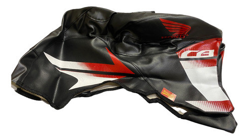 Funda Tanque Honda Cbx 250 New Twister 2017 - Negro C/rojo 0