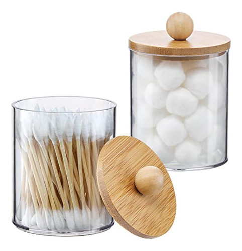 Paquete De 2 Dispensadores Qtip Con Tapas De 0