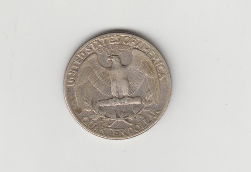 Moneda Eeuu 1/4 Dolar Año 1942 Plata Muy Bueno 1