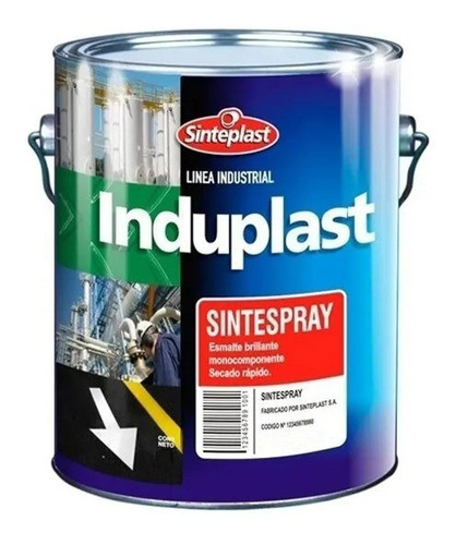 Esmalte Sintético Sintespray Blanco Sinteplast 4l / Camino 1 0