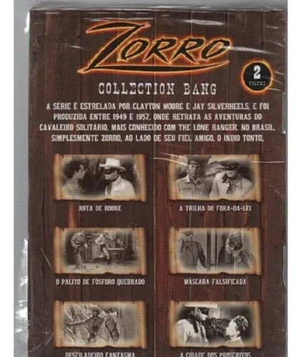 Zorro Box Com 3 Dvd  Dvds Colection Bang Vol  2 1