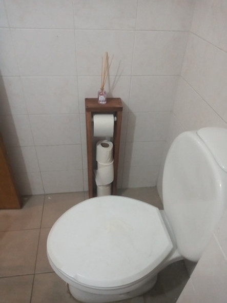 Organizador De Baño.porta Rollo De Papel Higiénico Rustico 0