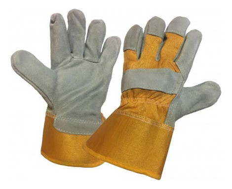 Guantes Descarne Y Lona Amarillo P/ref 1