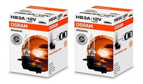 Kit 2 Lampara Osram Hb3 9005 12v 60w 0