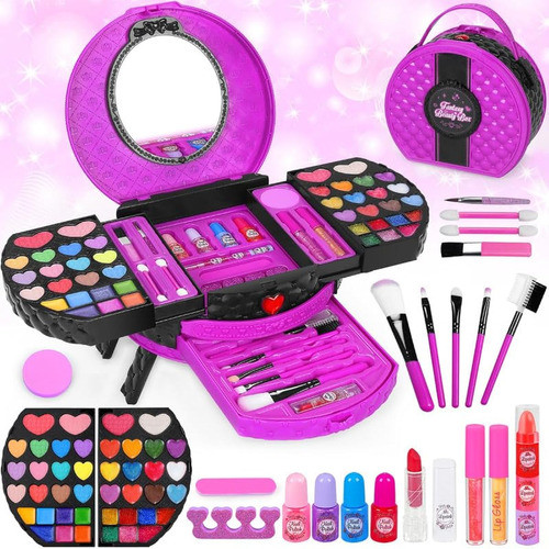 Kit De Maquillaje Para Niños, 66 Piezas, Juego De 0