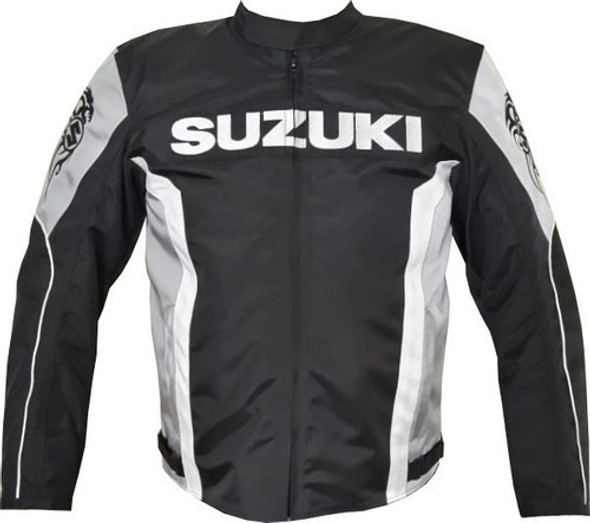Campera Motocicleta Suzuki Negro Gris Mk Motos 0 Campera Motocicleta Suzuki Negro Gris Mk Motos 0