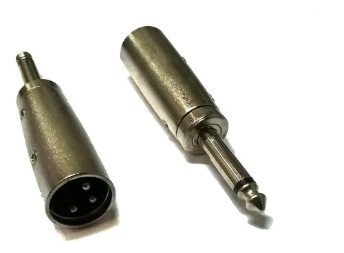 Adaptador Conector Ficha Plug 6.5 Mono A Canon Macho Xlr 0