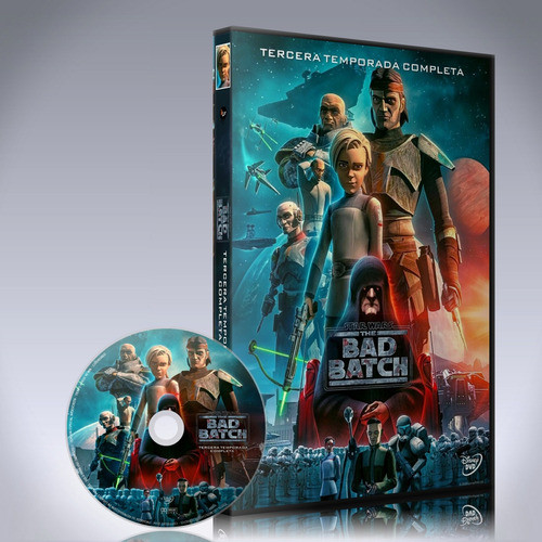 Star Wars Bad Batch Temporada 3 Dvd Latino/ingles 0