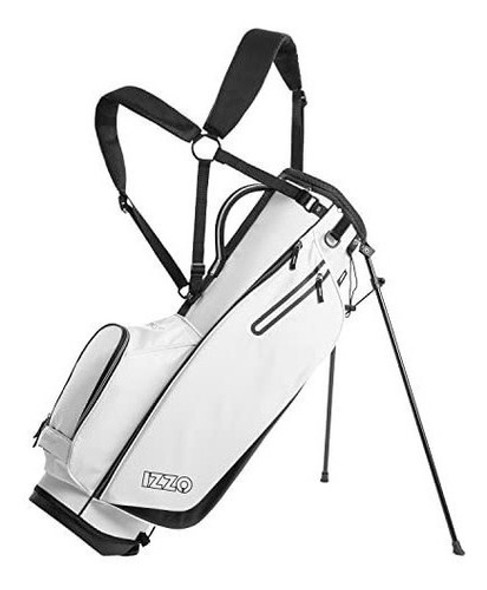 Bolsa Con Soporte Para Palos De Golf Izzo Ultra Lite/ Blanco 1 Bolsa Con Soporte Para Palos De Golf Izzo Ultra Lite/ Blanco 1