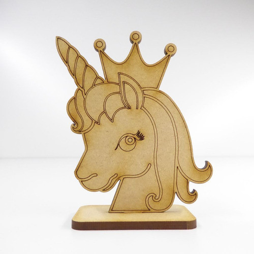Unicornio Infantil Corona Con Base 7cm Alto X 20 Unidades 1