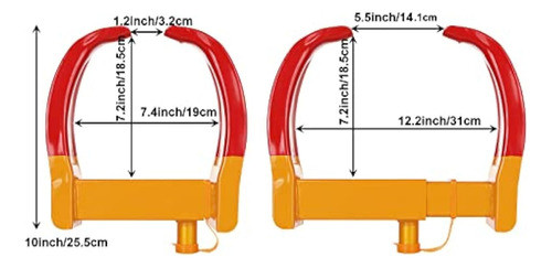 Fviexe Cerradura De Rueda Resistente, Cerradura 1
