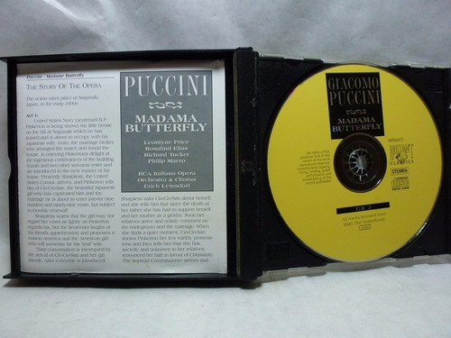 Puccini Madama Butterfly Audio Cd En Caballito * 1