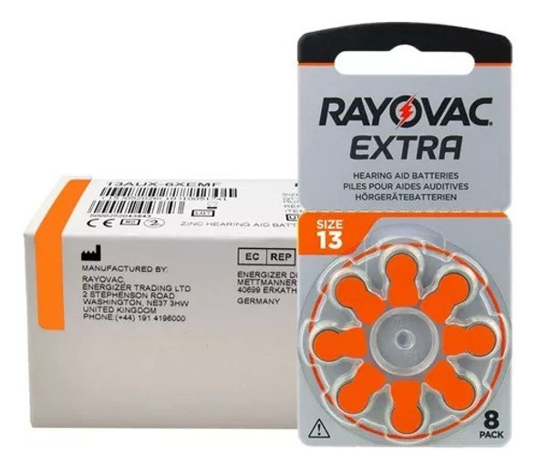 Pilas Para Audifonos Marca  Rayovac 13 - X 80 Unidades 0