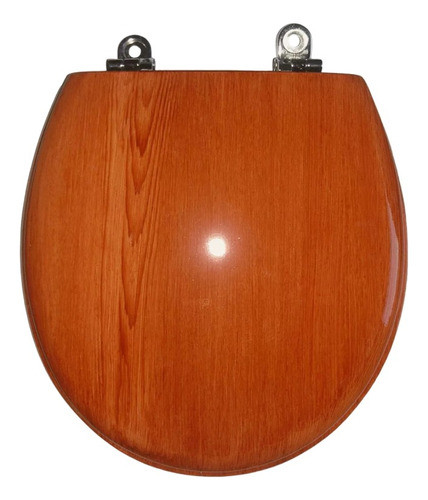 Tapa De Inodoro L. Italiana Resina Acab Cedro Natural Hcromo 0