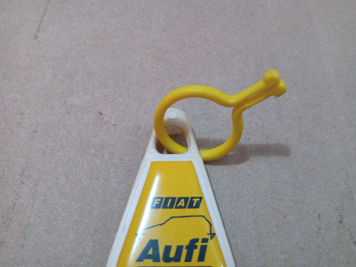 Chaveiro Vintage Fiat Aufi Concessionária Dépoca Medida 5x3 0