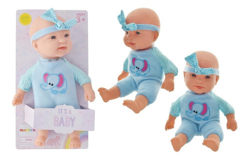 Bebe De Goma Y Tela 22cm En Carton - Telecompras Cs 0