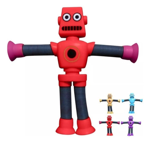 1 Robô Brinquedo Estica Puxa Divertido Melman Magic Infantil 1