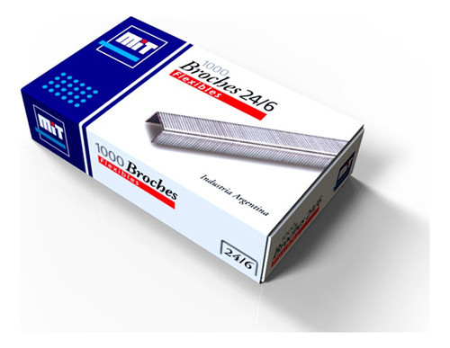 Broches Mit 24/6 Para Abrochadora (20 Cajitas X1000 Unid.) 0