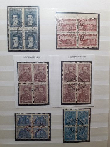 Filatelia Lote 18 Cuadros Con Sello Primer Día Año 1941 A 49 0