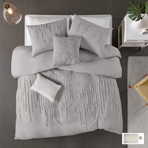 Urban Habitat Comforter Set Diseño Moderno Con Textura Conte 1