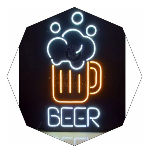 Cartel Chopp Beer En Neón Led - Exterior 0
