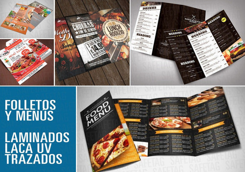 500 Folleto Flyer Volante Brochure Catalogo Diptico Color 1