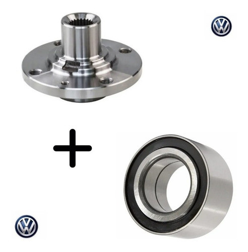 Cubo + Rolamento Dianteiro Vw  Gol G4 1