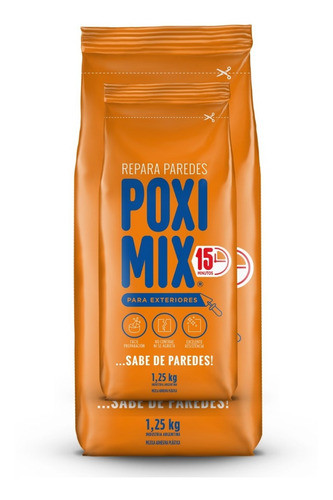 Poximix Mezcla Adhesiva A Base De Cemento Exterior 1,25 Kg 0