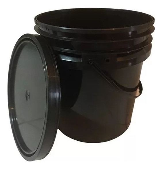 Balde Para Hidroponia 10l + Canasta + Lana De Roca Cogoshop 1 Balde Para Hidroponia 10l + Canasta + Lana De Roca Cogoshop 1