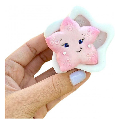 Molde De Silicone Estrela Do Fundo Do Mar Baby 0