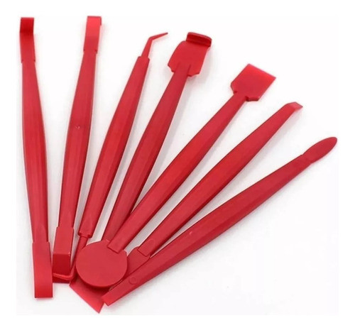 Kit Set Espatulas Ploteo Polarizado Vinilo X 7pc Profesional 0