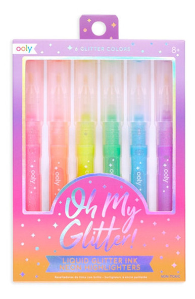 Set 6 Bolígrafos Con Glitter - Ooly - Mosca 0