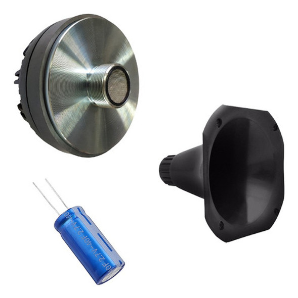 Combo Driver Blauline Bd-175ti Titanio + Corneta + Capacitor 0