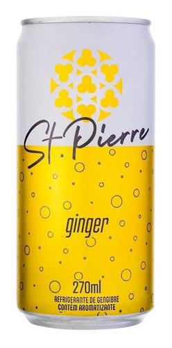 Ginger St Pierre Lata 270ml Refrigerante De Gengibre 0