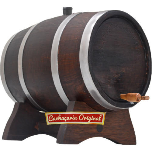 Barril Corote Envelhecer Cachaça Carvalho Escuro 3 Litros 1