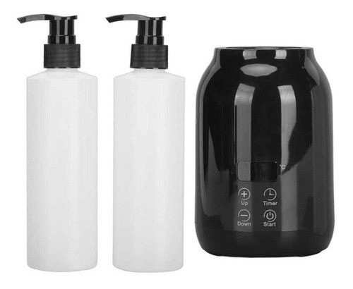 Aquecedor De Óleo De Garrafa Única Com 2 Peças De Preto 0