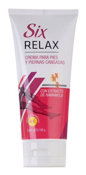 Crema Relax Para Pies Y Piernas Cansadas 195 Ml Six 0