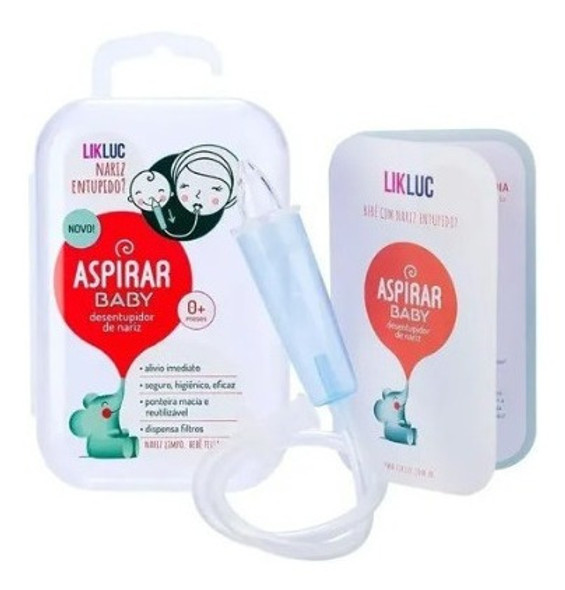 Aspirador Nasal Sugador Em Silicone Para Bebe Com Estojo 0