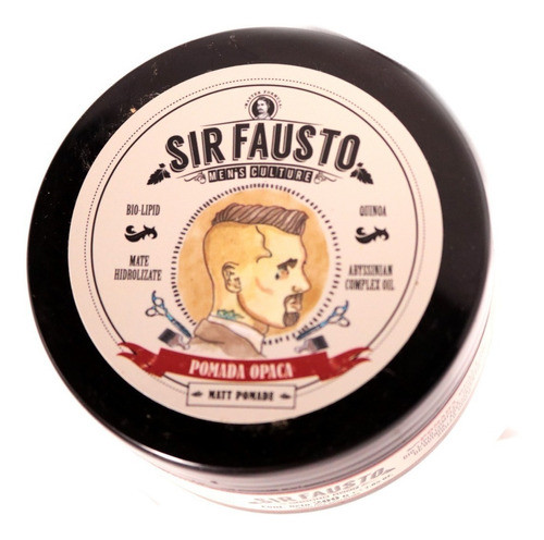 Cera Pelo Barberia Sir Fausto Pomada Opaca X200ml Barber 1