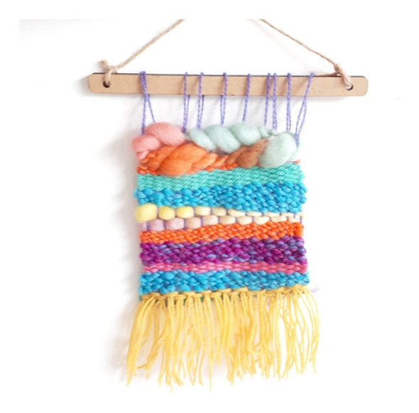 Kit De Tejido En Telar - Tapíz-  Waldorf - Montessori 1