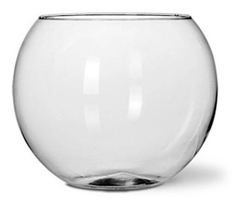 Vaso Redondo Aquário Vidro Terrário 2,7l Decoração 0