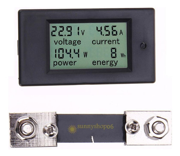 Amperimetro Cc 100amp Corriente Energia Voltaje Potencia 1