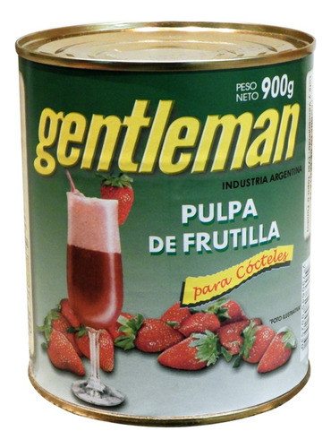 Packx3un-pulpa De Frutilla-gentleman-x900g 0