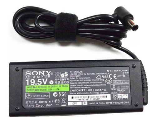 Cargador  P/sony Vaio 19.5v 4.74 A 90w G-power 0