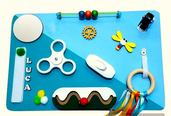 Tablero Sensorial Montessori 1