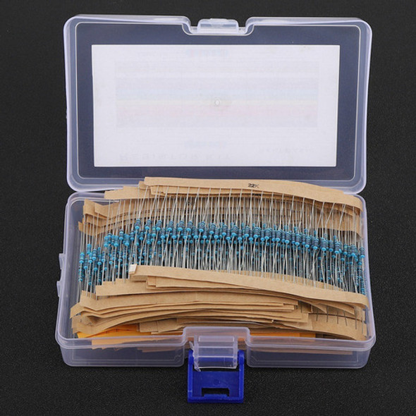 Kit Variado De Resistores 1280 Unidades De Filme De Metal 1r 1